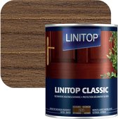 Linitop Classic - Teinture de protection décorative transparente - Linitop - 1 L Chêne foncé (288)