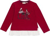 Meisjes Sweatshirt - Rood 'Chic' - Maat 104