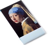 Notitieboekje A7, flip over met ruitjes, Meisje met de Parel, Vermeer