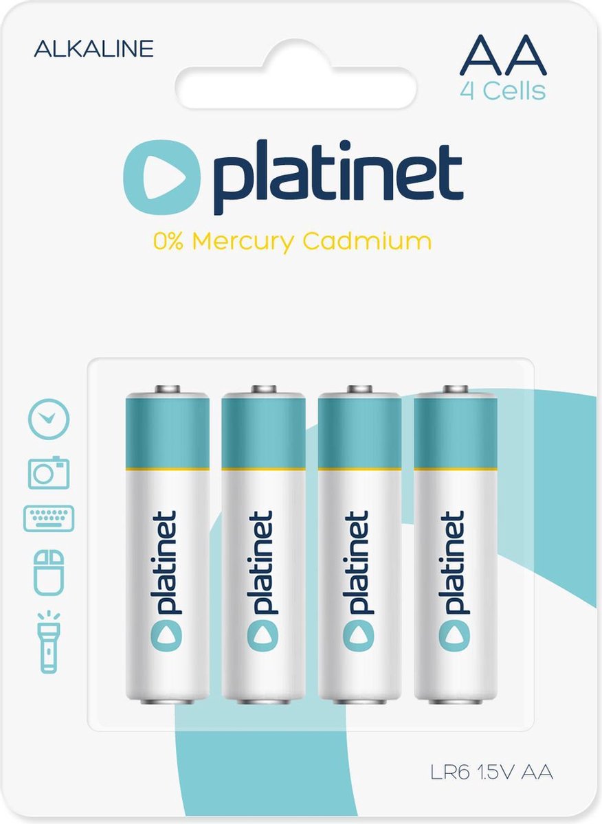 PLATINET Battery Alkaline PRO AA / LR06 / 1.5V - 4 pack