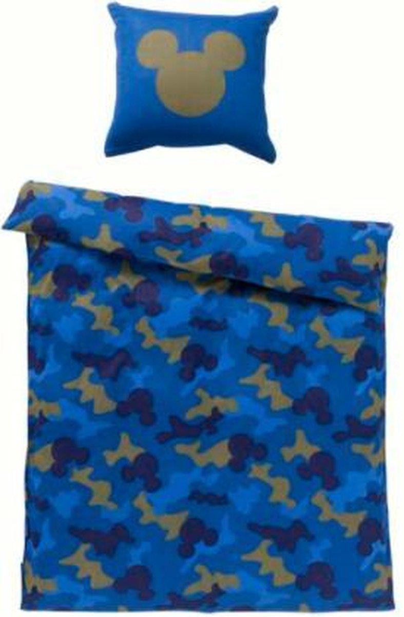 Disney Mickey Mouse Dekbedovertrek 1 persoons - blauw
