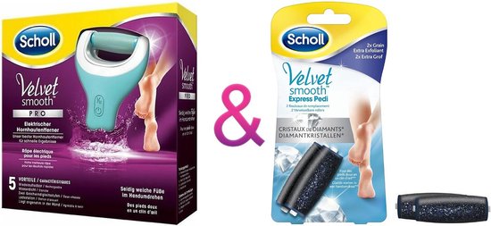 Scholl Velvet Smooth Voetvijl Wet Dry oplaadbaar-Scholl-Eelt verwijderaar- Scholl... | bol.com