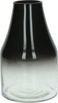 Vaas van het merk Pomax in zwart / doorschijnend glas