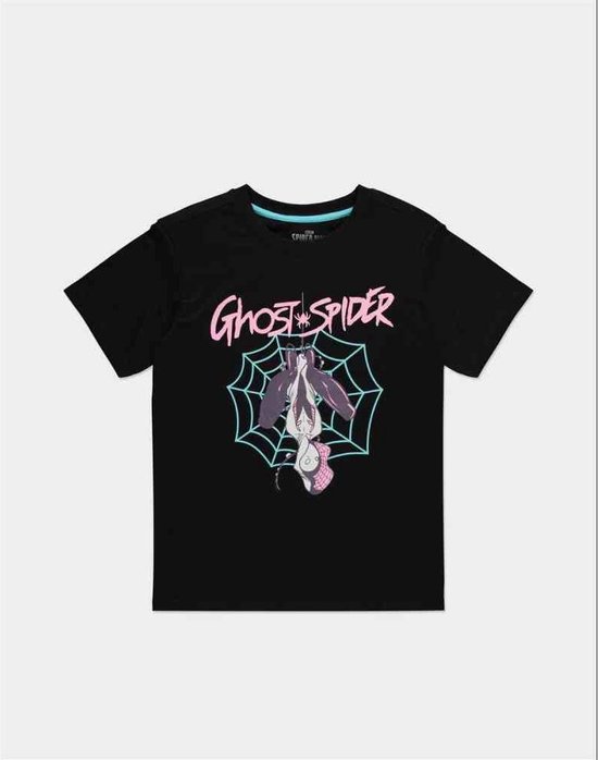 SpiderMan Spider Gwen Womens T-shirt (Black) L