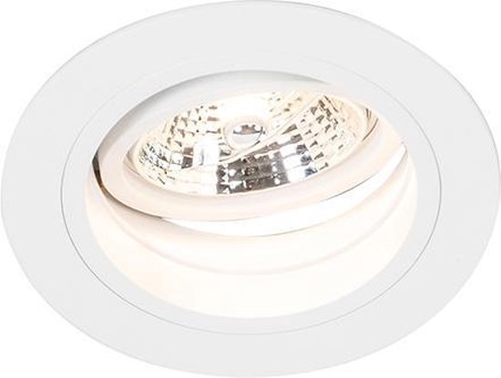 QAZQA chuck - Moderne Inbouwspot - 1 lichts - Ø - Woonkamer | Slaapkamer | Keuken