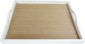Fine Asianliving Mangohout Decoratief Dienblad Bamboe Handgemaakt in Thailand Wit