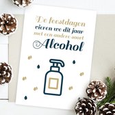 Lot de 10 cartes de Noël Alcohol corona - Lacarta