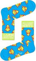 Happy Socks Athletic Space Cowboy 3/4 Crew Sock Blauw