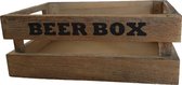 Beer Box small - kratje kistje hout voor bier -  mancave verjaardag cadeau vaderdag