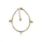 Little hearts bracelet - Goud