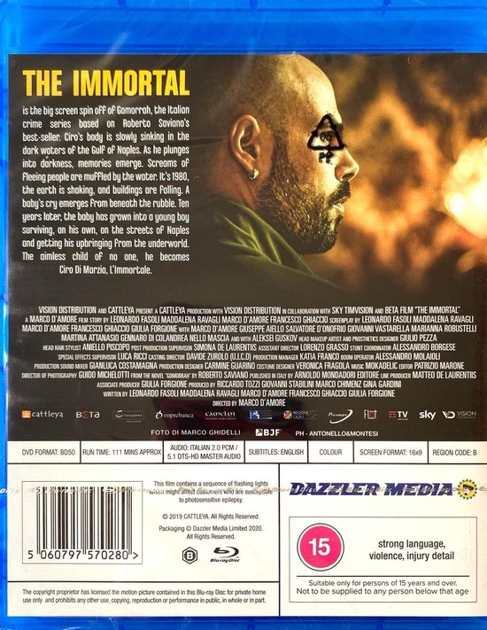 L'Immortale - The Immortal [Blu-Ray ] (Blu-ray) | Dvd's | bol