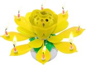 Verjaardagkaarsjes - 8 Kaarsen Geel - Versiering – Geboorte - Huwelijk – Feest – Verjaardag – Kind - Taartdecoratie - kaars - Kaarsen - Kerstcadeau