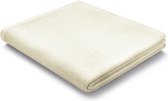 Biederlack - Pure Cotton plaid  -150x200cm  - ivoor - 100% katoen