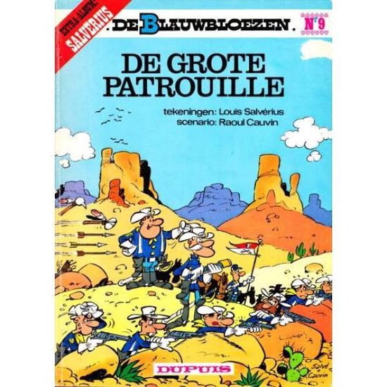 Cover van het boek 'Blauwbloezen / 09 De grote patrouille' van  Onbekend