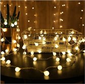 LED Slinger Lichtjes - 5 Meter - 50 Kleine Lampjes - Warm wit - Incl Batterijen