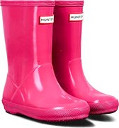 Hunter - Regenlaarzen voor kinderen - Kids First Classic Gloss - Helder roze - maat 22EU