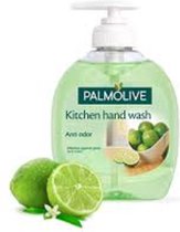 Palmolive Vloeibare Handzeep - Hygiene-Plus Kitchen - 3 x 300 ml - Voordeelverpakking - Anti-bacterieel - Met Limoenextract - Elimineert Keukengeurtjes op de handen