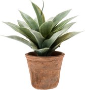 Kunstplant Agave 27 cm in pot