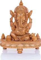 N3 Collecties Hout Ganesha Beeld