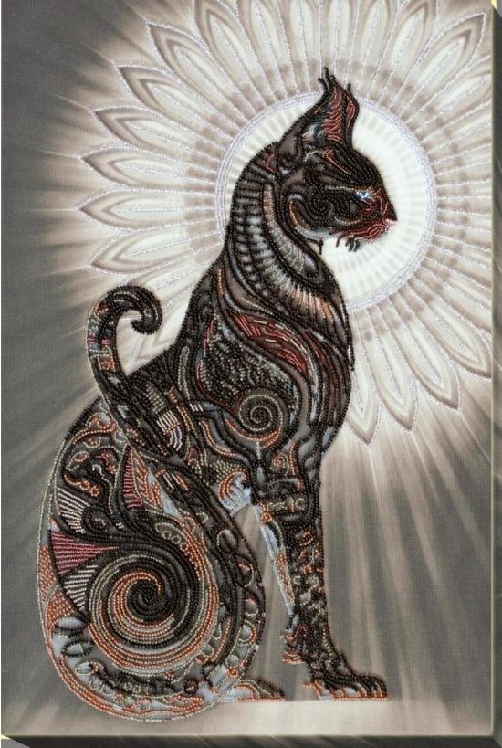 Kit de broderie BEADS BLACK CAT ABRIS ART