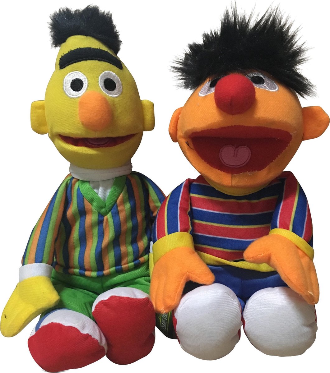 bolvormig Indrukwekkend Inwoner Sesamstraat Knuffel set Bert en Ernie |Sesamstraat Pluche | speelgoed voor  kinderen | ... | bol.com