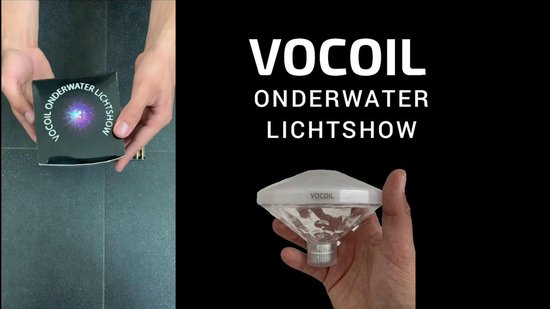 Vocoil Onderwater Lichtshow - LED Onderwaterlamp - Zwembadverlichting - Discolamp - Badspeeltje