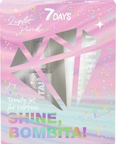 7 DAYS Shine, Bombita! Gift Set Light Pink