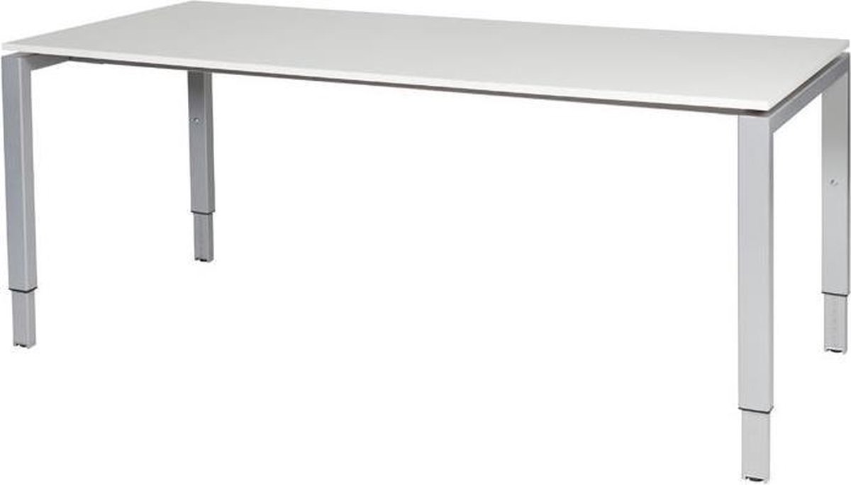RoomForTheNew Bureau Hartsfield-Bureau - Desk - Bureautafel - Gaming bureau - Game bureau - Computertafel - Bureau - Gaming Desk - Table - Bureau tafel - Computerbureau - Office Desk - Gaming tafel - thuiswerkplek-Wit-160x80