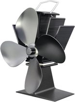 WOLFF MOUNT Haard ventilator HV-04 eco fan met 4 bladen voor houtkachels en gaskachels. Kachel ventilator verplaatst warmte door de kamer