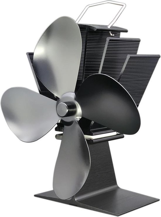 WOLFF MOUNT Haard ventilator HV-04 eco fan met 4 bladen voor houtkachels  en... | bol.com
