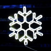 Flocon de neige LED Noël - 40cm - Blanc froid