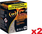 ZIP Aanmaakblokjes Voordeelpak - Snelle Ontbranding & Lange Brandduur - 2x96 Cubes