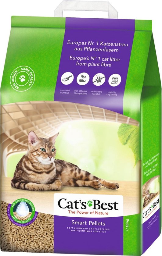 Cat's Best Smart Pellet - Kattenbakvulling - 10 kg | bol.com