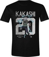 Naruto - Kakashi Move Mannen T-Shirt - Zwart - XL