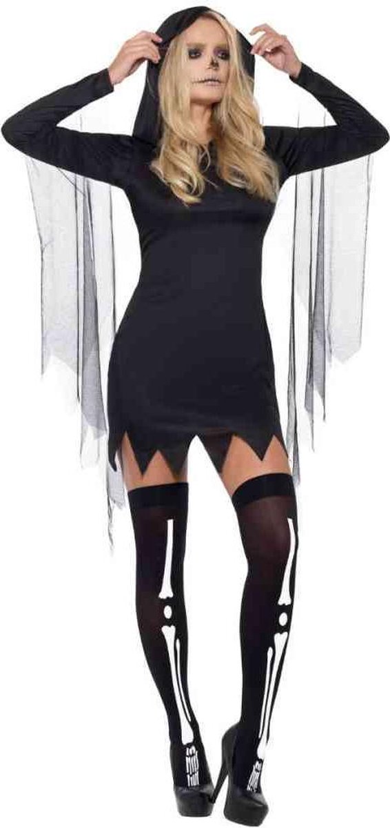 Fever Kostuum -M- Sexy Reaper Zwart