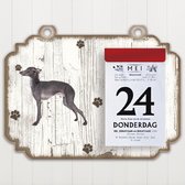 Scheurkalender 2023 Hond: Italiaanse windhond