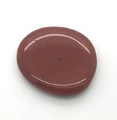 Rode jaspis edelsteen zak / knuffelsteen basis chakra voor aarding