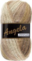 Lammy Yarns Angela mix garen multi color beige (403) - pendikte 3 a 5mm - 1 bol van 100 gram en 500 meter