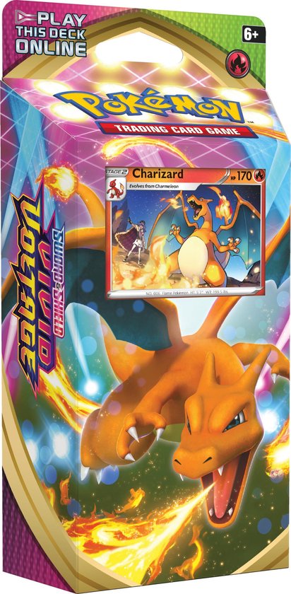Afbeelding van het spel Pokémon Sword & Shield Vivid Voltage Thema Deck - Charizard - Pokémon Kaarten