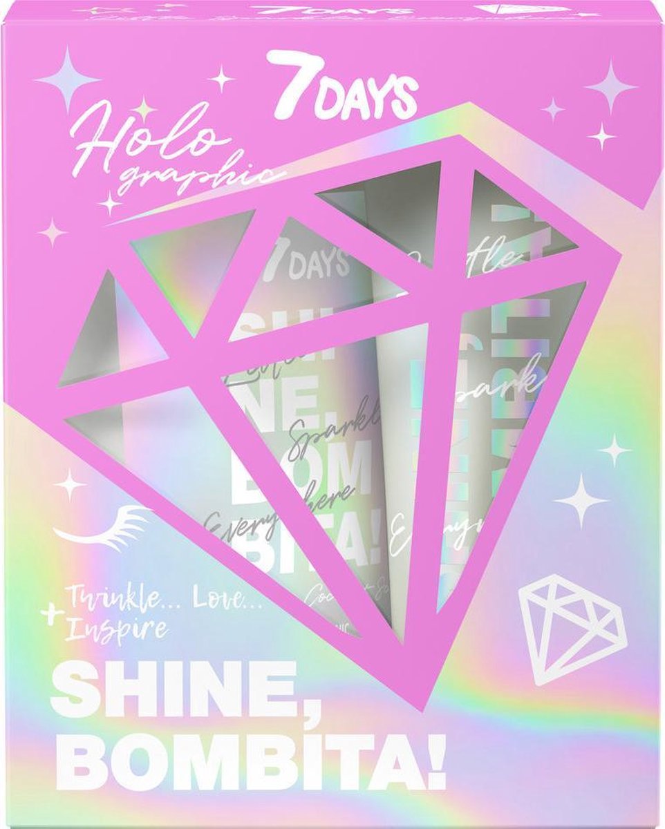 7 DAYS Shine, Bombita! Gift Set Holographic