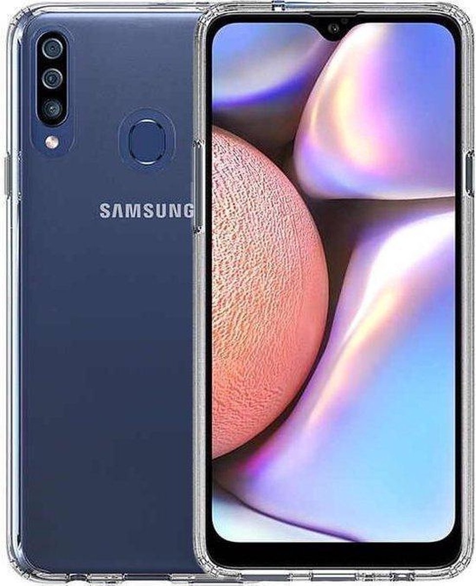 Softcase Backcover Geschikt voorSamsung Galaxy A20s hoesje - Transparant