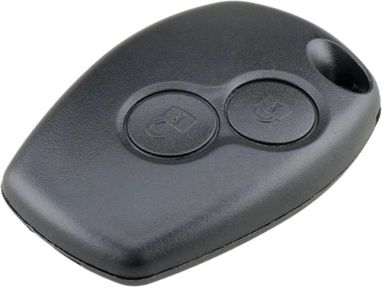 EcoJozon Coque Clé Renault 2 Boutons - Boitier De Remplacement Sans Lame Pour Twingo, Clio, Kangoo, Trafic