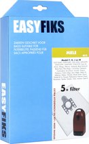 Easyfiks - Stofzuigerzakken - Geschikt voor Miele FJM, Cat & Dog, Black Pearl, Black Diamond, Electronic 1800, Complete C1, Compact C1, Compact C2 - 5 stuks