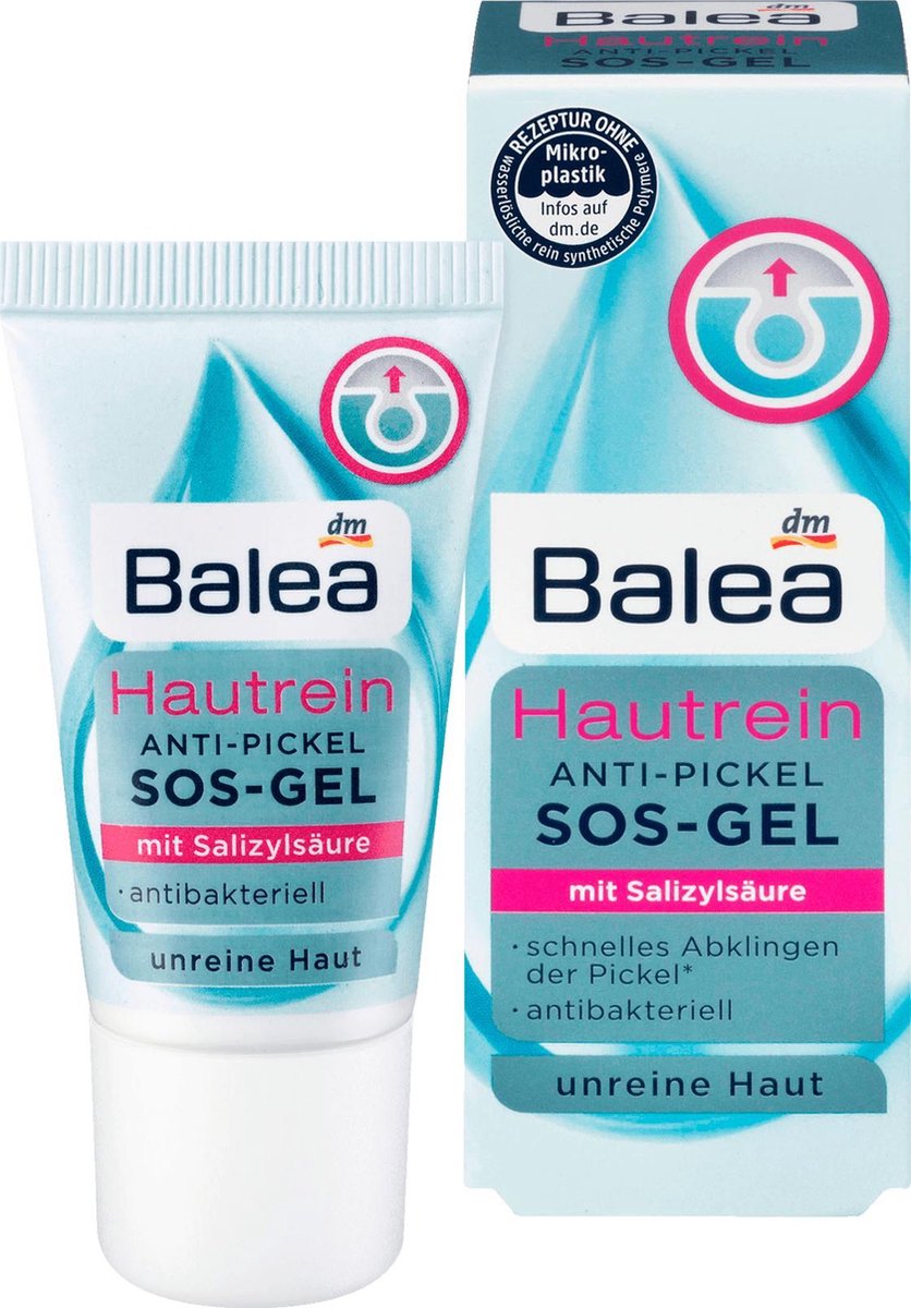 Balea Anti-puistjesgel SOS skin clean - met salicylzuur (15 ml)