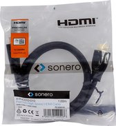 sonero X-PHC010 HDMI kabel 1 m HDMI Type A (Standaard) Zwart