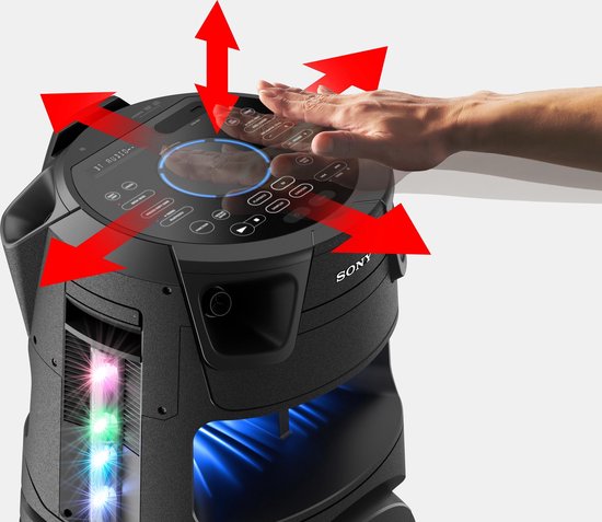 Sony MHC-V73D - Bluetooth Partybox - Zwart van Merkloos — afbeelding 5