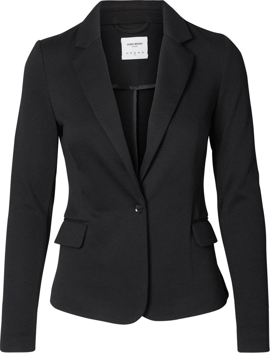 VERO MODA VMJULIA LS BLAZER DNM NOOS Dames Blazer - Maat 34