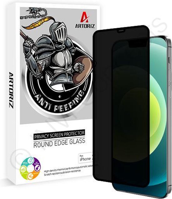 Premium Privacy Screen Protector Iphone 12 Pro Max 6 7 Super Transparent 9h Bol Com
