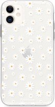 iPhone 12 hoesje TPU Soft Case - Back Cover - Madeliefjes