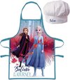 Frozen Schort En Koksmuts Meisjes Polyester Blauw